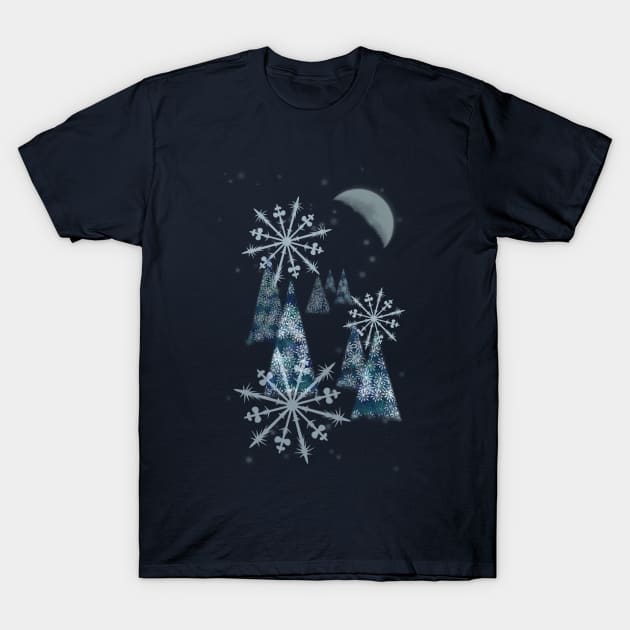 winter night T-Shirt by augenWerk